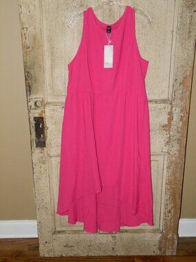 Emily Rose High Low Sleeveless Dress Sz 2XL (H-30) Read